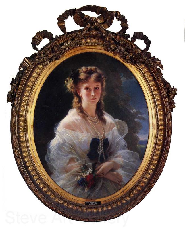 Franz Xaver Winterhalter Princess Sophie Troubetskoi, Duchess de Morny France oil painting art